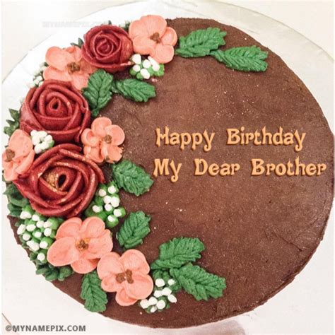 Birthday Cake For Brother - Download Happy Birthday Brother Cake, Happy ...