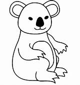 Simple Koala coloring Page  Download Print Or Color Online For Free sketch template