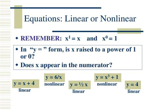 PPT - Linear and Nonlinear Functions PowerPoint Presentation - ID:929760