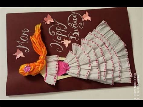 Pop up Birthday card for mom/Greeting card for mother - YouTube ...