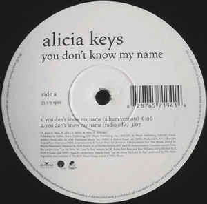 Alicia Keys – You Don't Know My Name (2003, Vinyl) - Discogs