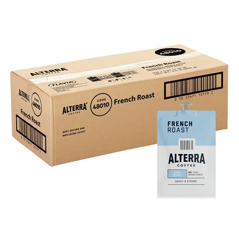 Alterra French Roast Coffee Flavia Pods, Dark Roast, 100/Carton ...