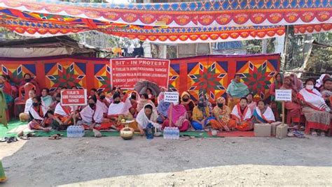 Imphal West: Locals protest against bomb attack in residential areas