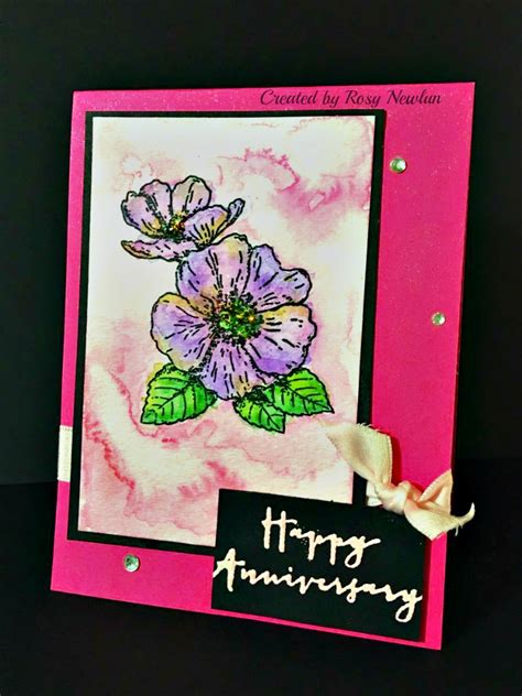 Welcome To My Periwinkle Corner: Watercoloring Anniversary Cards