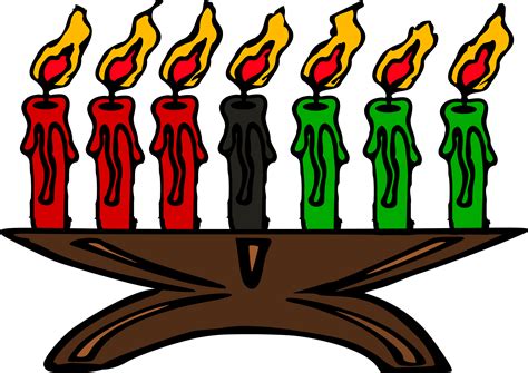 Clipart - Kwanzaa Kinara