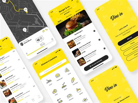 Dine in redesign. My food app by Tamar Segura on Dribbble