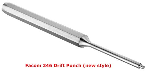 (246.JT6)-Drift Punch Set for Spring Pins-6pc (2-8mm w/roll)