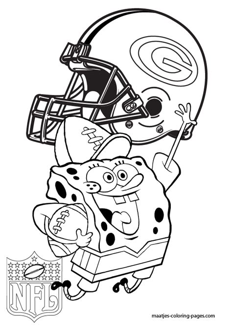 green bay packers coloring page