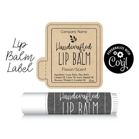 Free Lip Balm Label Template Upgrade Your Lip Balm Tubes, Tins, And ...