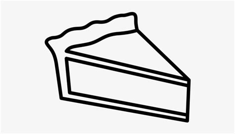 Slice Of Pie Outline - 600x600 PNG Download - PNGkit