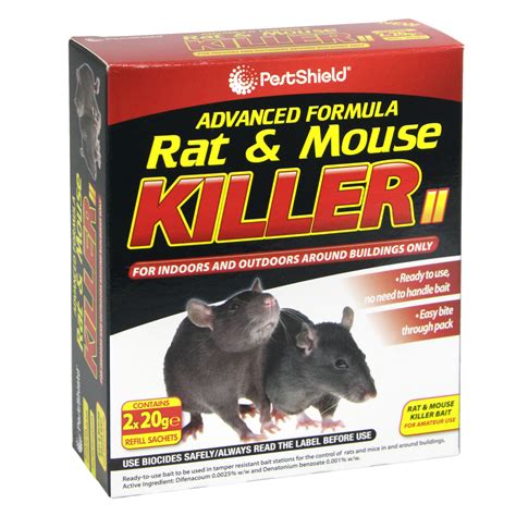 Pestshield Advanced Formula Rat & Mouse Killer 2x20g - ConcordExtra