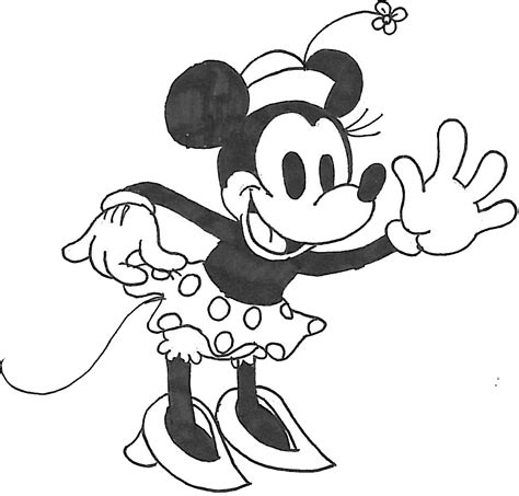 Download Minnie Mouse Circa New Room Ideas Pinterest Png Minnie - Old Minnie Mouse Drawing ...