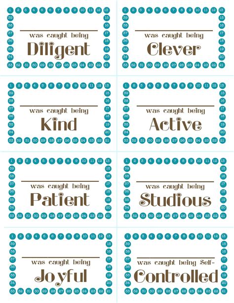 Free Printable Punch Card Templates [PDF, Word]