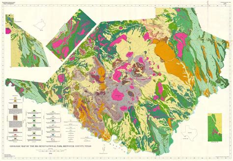 Geologic Map of Big Bend National Park, Brewster County, Texas.: Geographicus Rare Antique Maps