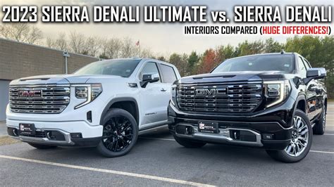 2023 Sierra Denali Ultimate vs. Sierra Denali | Interior Comparison - YouTube