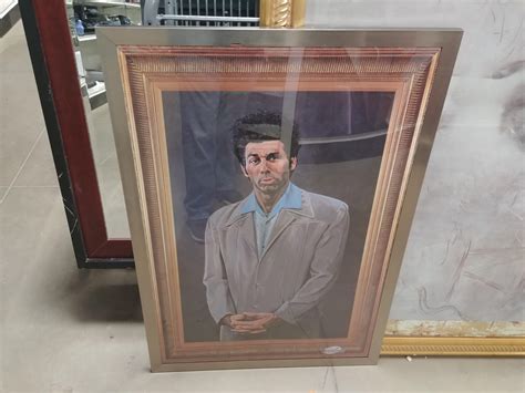 My local Goodwill has a framed oil painting of Kramer from Seinfeld. : r/mildlyinteresting