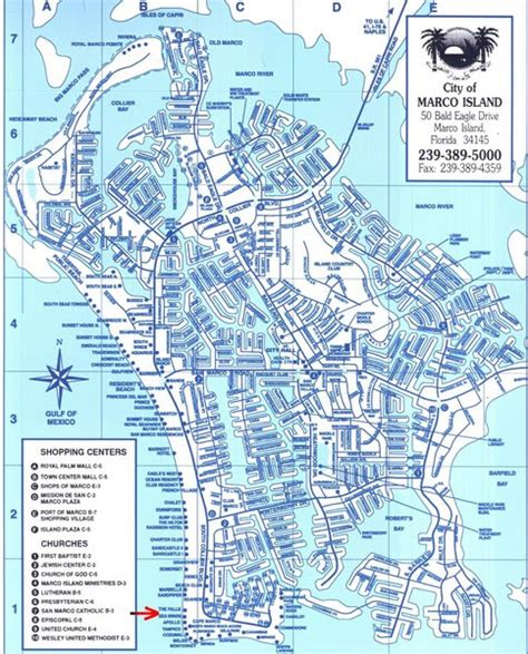 Marco Island Street Map | Cities And Towns Map