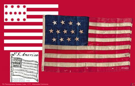 ZFC - 01. First Flag Act 1777: 13 Stars, Revolution & Early Federal Period