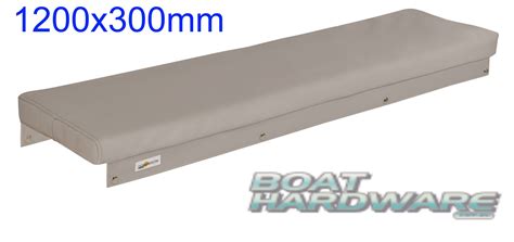 Bench Seat Cushion Aluminium Boat Tinnie UV Resist Thick Foam 1200x300mm Grey | eBay