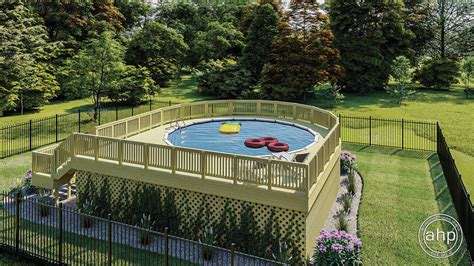 Above Ground Pool Deck Plan | Northline