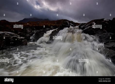 Sligachan Waterfall. Isle of Skye, Scotland Stock Photo - Alamy