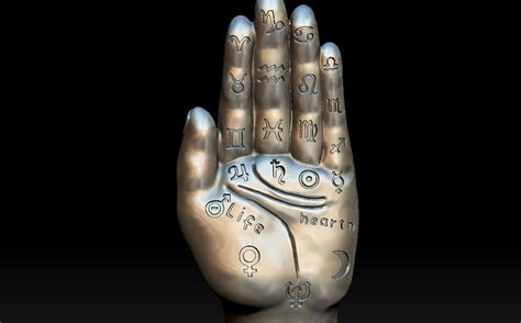 Free 3D file chiromancy hand ・Object to download and to 3D print・Cults