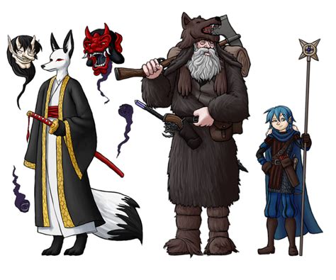 RPG characters by Brett-Neufeld on DeviantArt