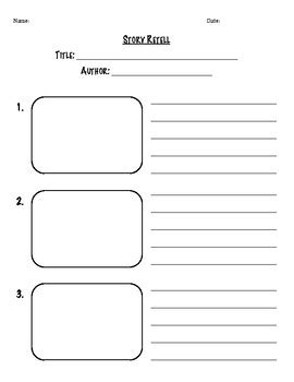 Graphic Organizers For Retelling Homework - Free Vector And Clipart Ideas