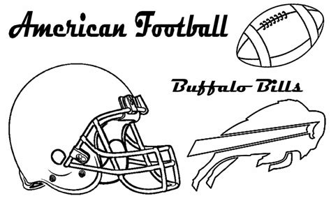 Printable Buffalo Bills Coloring Pages Pdf - Coloringfolder.com