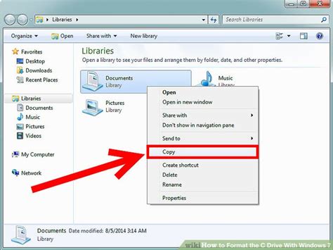 How to Format the C Drive With Windows 7: 8 Steps (with Pictures)