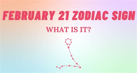 February 21 Zodiac Sign Explained | So Syncd