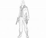 Resonance Of Fate Zephyr Character  How Coloring sketch template