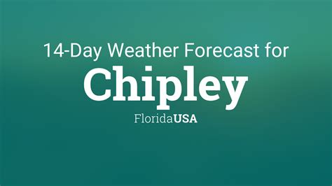 Chipley, Florida, USA 14 day weather forecast