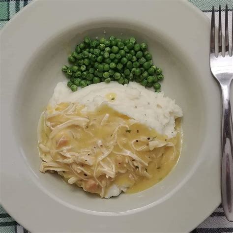 Chicken Gravy over Mashed Potatoes [Homemade] : r/food