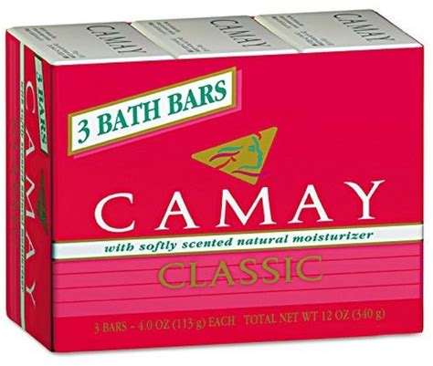 Camay Classic Bath Bar Soap, Softly Scented Natural Moisturizer 4 oz, 3 Each - Walmart.com