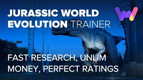 Jurassic World Evolution Cheats and Trainer *Unlimited Money, Fast Research and more* |™WeMod ...