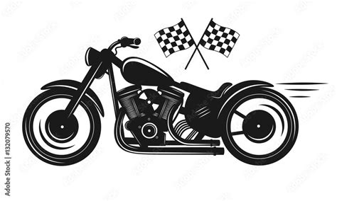 Motorcycle Club Logo. Vector Illustration Stock Vector | Adobe Stock