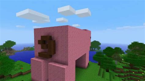 Minecraft Creations: Pig Statue - YouTube