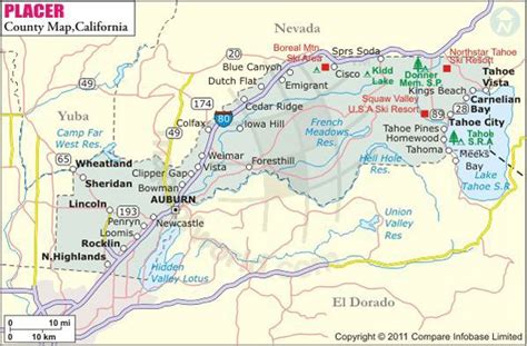 Map Of Placer County - Zoning Map