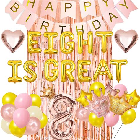 Buy Eight Is Great Birthday Decorations, It's Great To Be 8 Banner ...