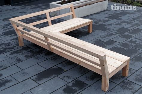 Hoekbank Douglas hout Lono | Op maat gemaakt | 2 weken levertijd— Thuins.nl in 2020 | Outdoor ...