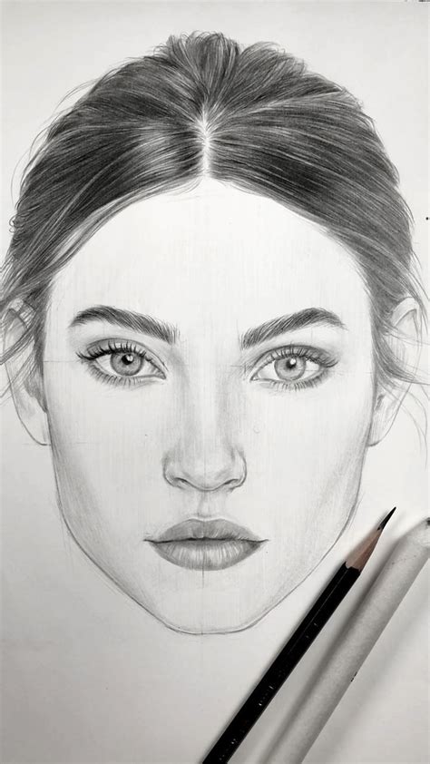 HOW TO DRAW A FACE. Face Proportions by Nadia Coolrista - YouTube | Face proportions, Human face ...