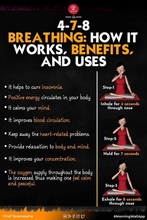 4-7-8 breathing: How it works, benefits, and uses | Stress management techniques, Stress ...