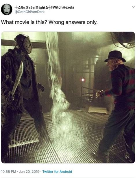 Freddy Vs. Jason | Wrong Answers Only | Know Your Meme