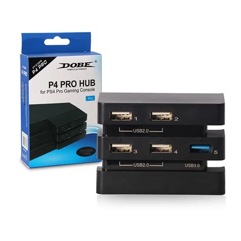 PS4 Pro Accessories Play Station 4 Pro Host USB Hub 3.0 & 2.0 USB Port ...