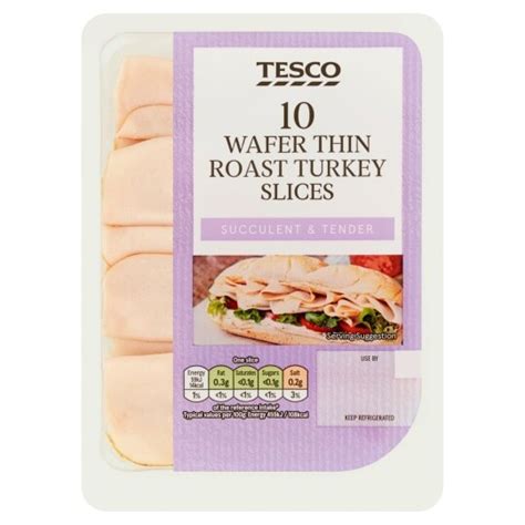 Tesco Wafer Thin Roast Turkey 125G - Tesco Groceries