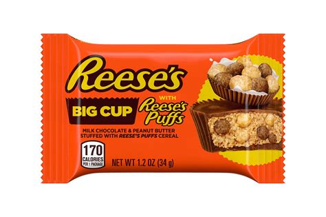 The New Reese's Big Cup Stuffed With Reese's Puffs is a Peanut Butter ...