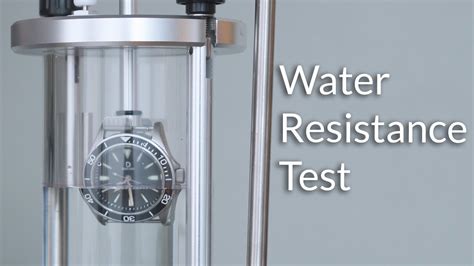 Water resistance watch test with pressure tester - YouTube