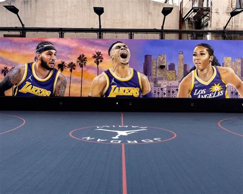 Russell Westbrook, Carmelo Anthony, Tea Cooper Shine in Jumpman LA Mural | SoleSavy