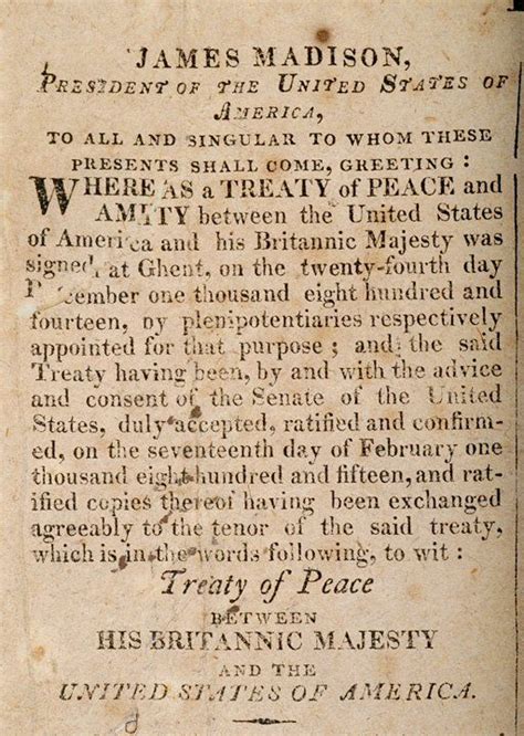 The Treaty of Ghent (8 Stat. 218), signed on December 24, 1814 in the Flemish city of Ghent, was ...